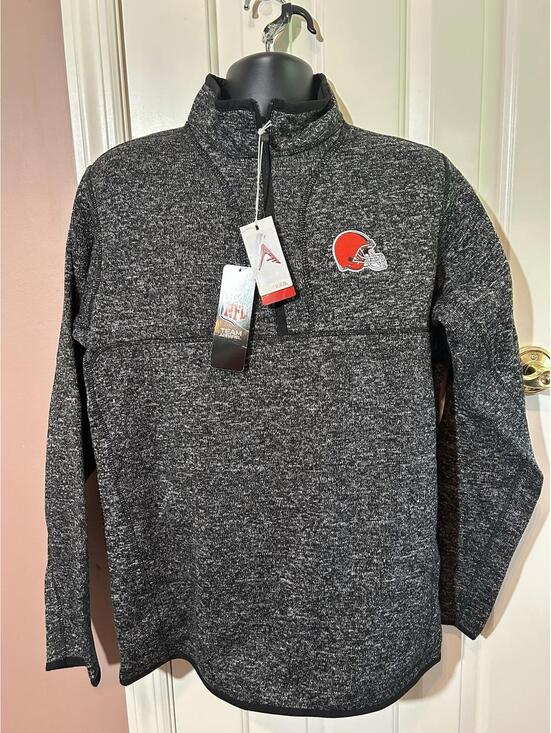 Antigua Other - Antigua Fortune 1/4 Zip Pullover Mens Large Cleveland Browns New